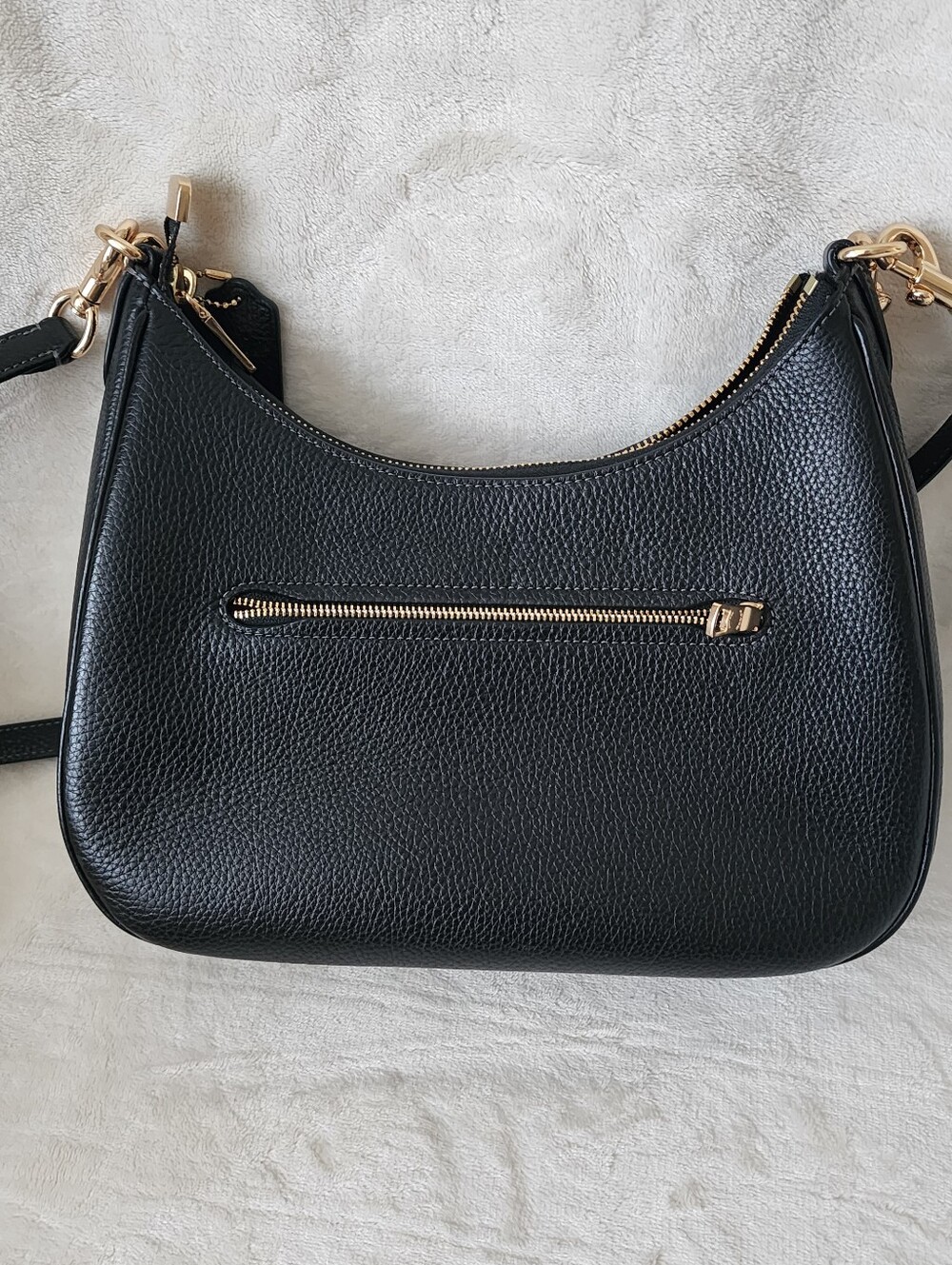 Coach Terri Hobo and Matching Wallet with Gold Studs - Picture 2 of 5
